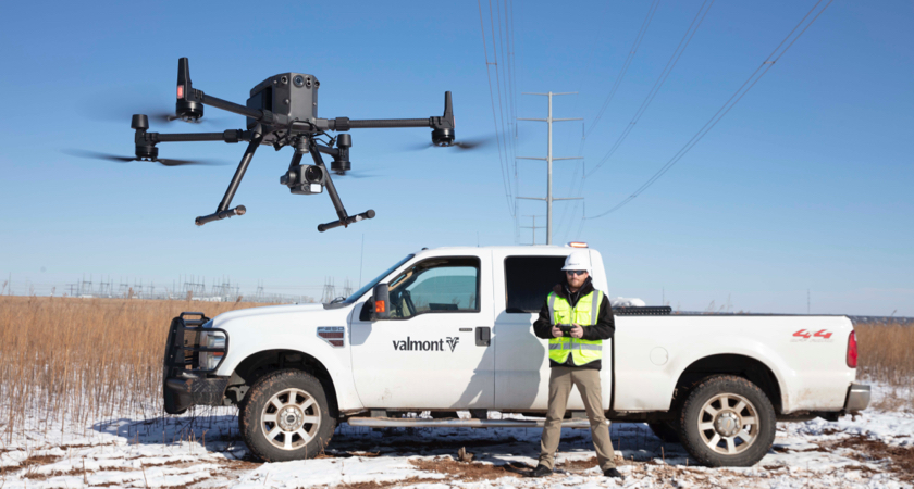 dji matrice 300 rtk kompanii valmont